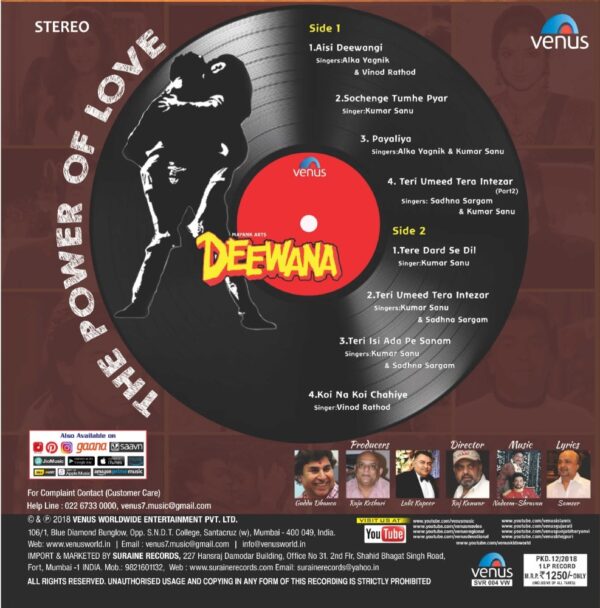 Deewana - Vinyl Record - Image 2